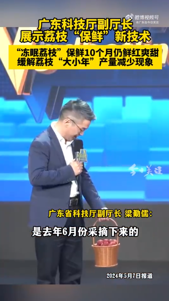 澳门新葡萄新京6663今年荔枝不够吃了？莫慌广东还藏了一手“冻眠魔法”！(图3)